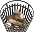 Outdoor fire basket FLAME