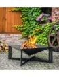 Garten-Feuerschale CUBA 70 x 70 cm