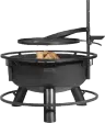 Garden fire bowl with multifunctional grill 60 cm BANDITO, grill 50 cm