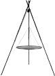 TIPI trebent grillställning 210 cm – stål 50 cm