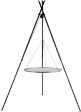 Barbecue treppiede TIPI 210 cm – inox 70 cm