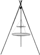 Barbecue treppiede TIPI con 2 griglie – inox 70 cm e 40 cm
