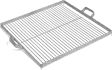 Griglia in acciaio inox 50x50 cm per braciere 70 cm