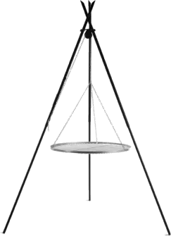 TIPI tripod barbecue 210 cm – stainless steel 70 cm