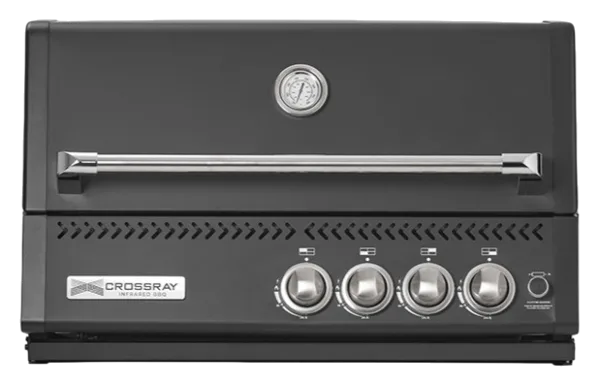 Crossray C4 Black Infrared BBQ Built-in
