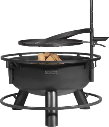 Garden fire bowl with multifunctional grill 60 cm BANDITO, grill 50 cm