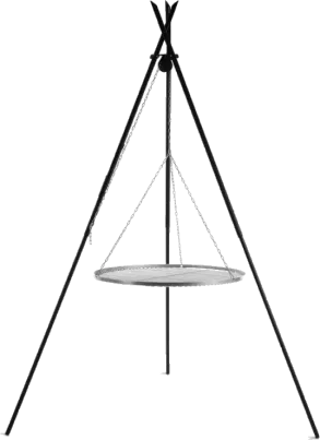 Barbecue treppiede TIPI 210 cm – inox 70 cm