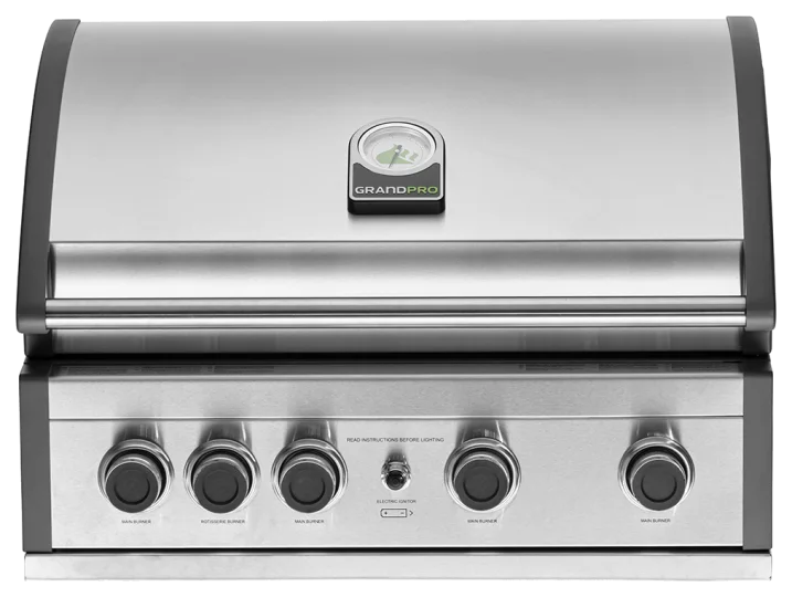 Pro Elite 4 Inbyggd gasolgrill