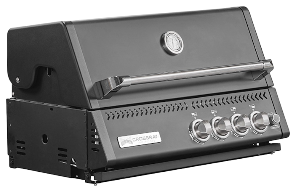 Crossray C4 Black ingebouwde infrarood BBQ