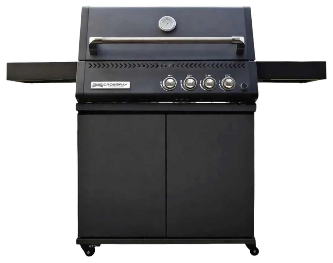 Barbacoa infrarroja Crossray C4 Black con carro Barbacoa infrarroja Crossray C4 Black con carro