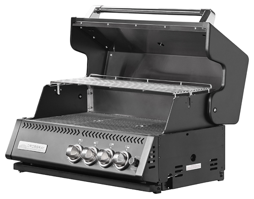 Crossray C4 Black ingebouwde infrarood BBQ