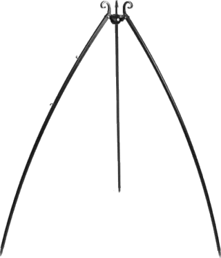 Wok sur Trépied 200 cm–  acier 70 cm