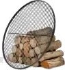 Barbecue 2 Grilles suspendu sur Trépied 200 cm – en acier 80 cm et 40 cm