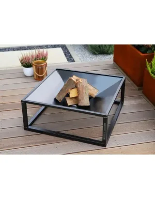 Garden fire bowl SQUARE 70 x 70 cm