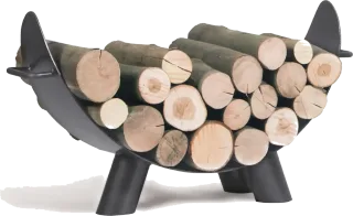 Log holder for fire bowl MILA