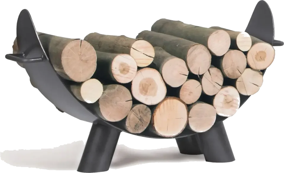 Log holder for fire bowl MILA