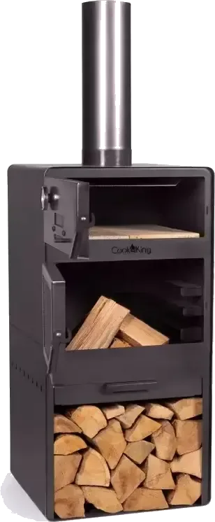 Cheminée d'extérieur VENTO avec le four