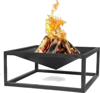 Garden fire bowl SQUARE 70 x 70 cm