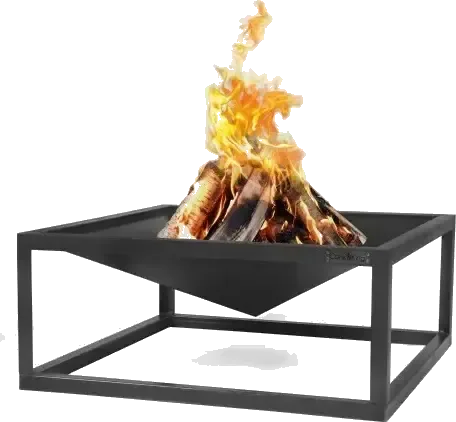 Garden fire bowl SQUARE 70 x 70 cm
