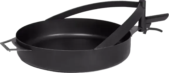 Natural steel pan 50 cm with handle for BANDITO and MONTANA X