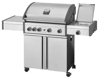 G4 Premium gasbarbecue met 4 branders en wagen