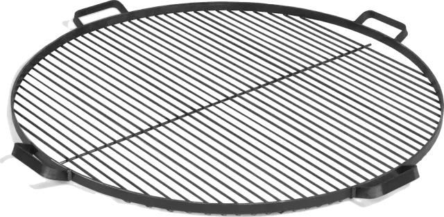 Steel grill 60 cm, 4 handles, for fire bowl