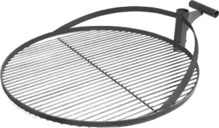 Braciere da giardino con griglia multifunzionale 60 cm BANDITO, griglia 50 cm