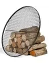 Barbecue con 2 griglie sospese su treppiede 200 cm – inox 80 cm e 40 cm