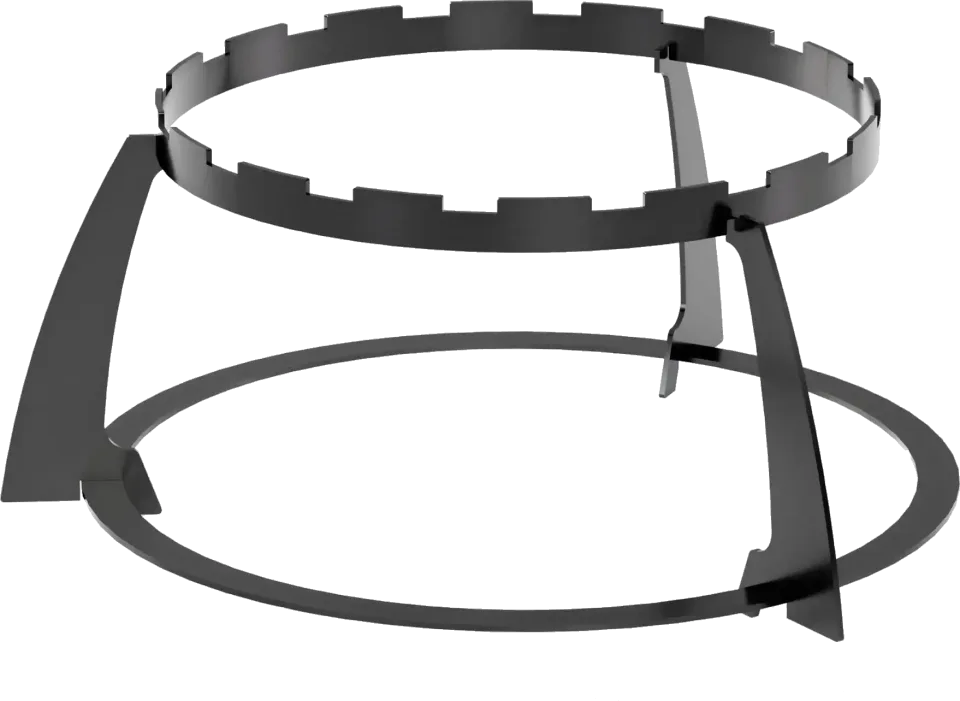 Anello alto per spiedo per piastra grill 78 cm e 82 cm
