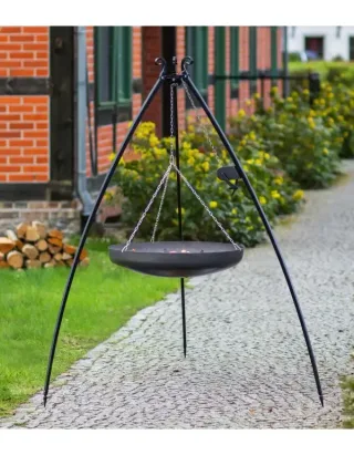 Wok treppiede 200 cm con verricello – acciaio 60 cm