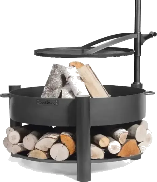 Garden fire bowl with multifunctional grill 60 cm MONTANA X, grill 50 cm