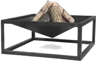 Garden fire bowl SQUARE 70 x 70 cm