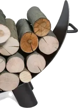 Log holder for fire bowl MILA